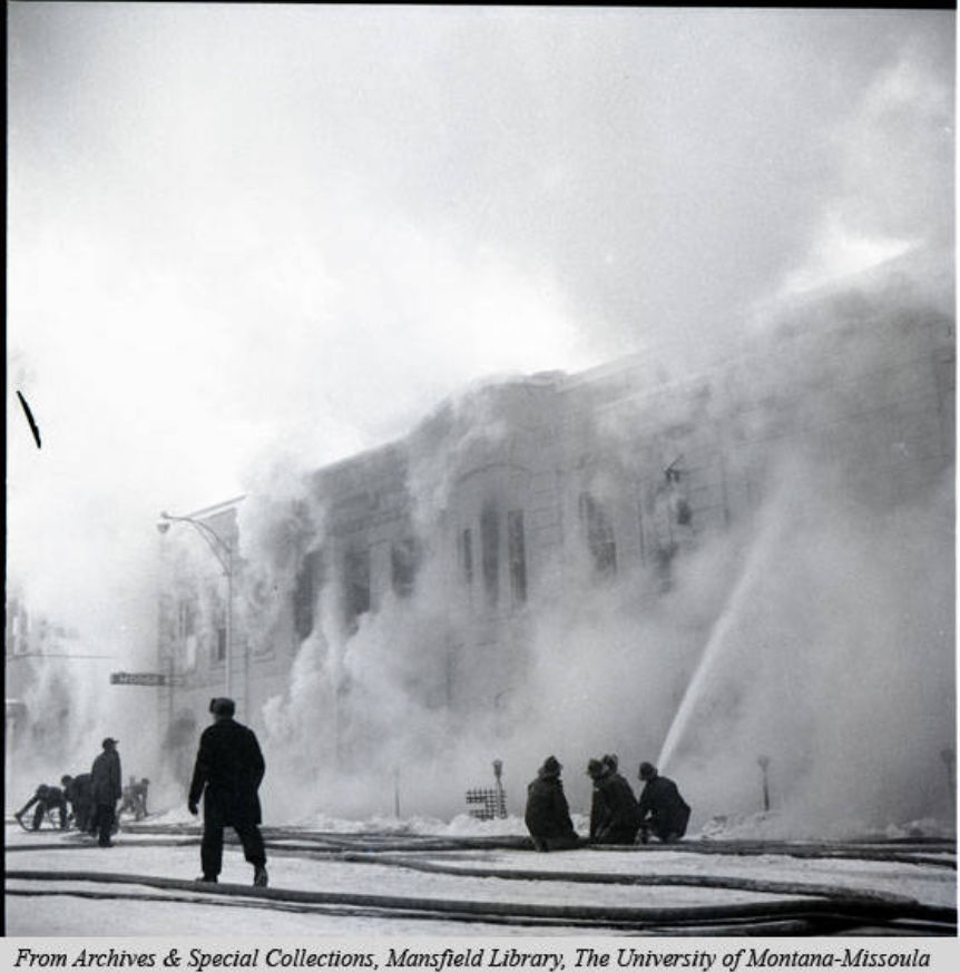 Ormesher Grocery fire, Missoula